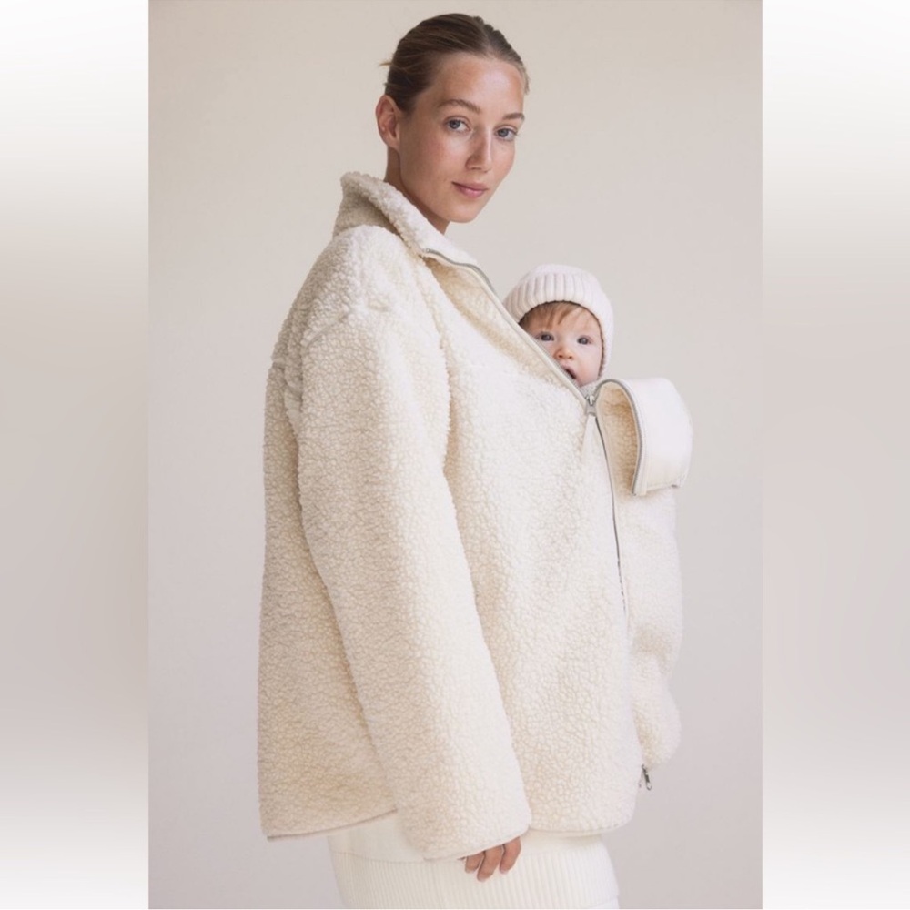 H&M Cream Teddy Jacket